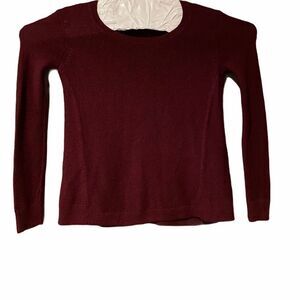 Madewell Burgundy Sweater Sz XSmall Round Neck